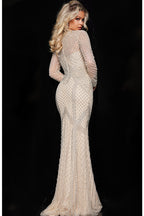 Jovani Signature Collection 23950 - Nude/Silver