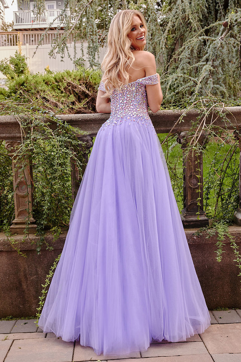 Jovani Prom 23963 - Lilac/Multi