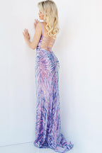 Jovani Prom 08481 - Iridescent Purple