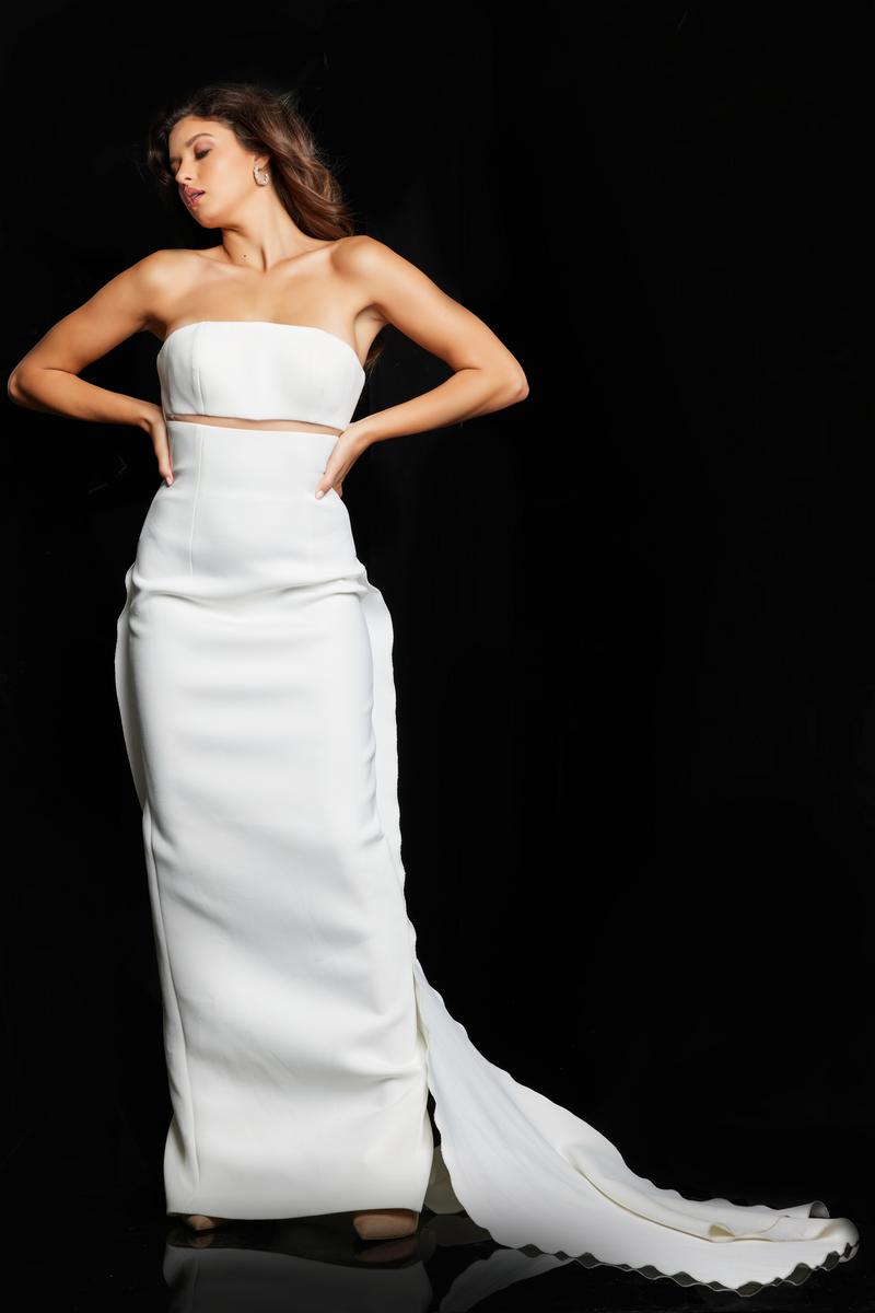 Jovani Evening 24011 - White