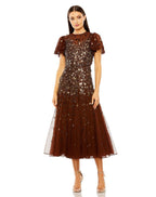 Cocktail by Mac Duggal Dress 24018 - Espresso