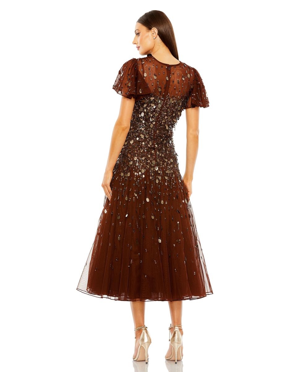 Cocktail by Mac Duggal Dress 24018 - Espresso