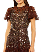 Cocktail by Mac Duggal Dress 24018 - Espresso