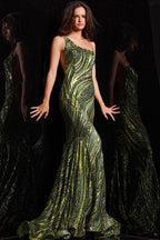 Jovani Prom 24031 - Olive/Lime