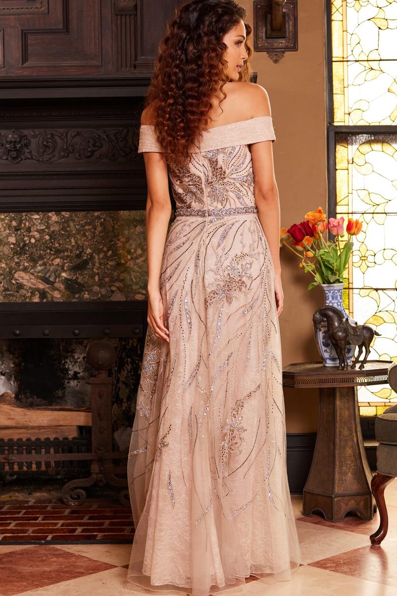 Jovani Evening 24055 - Champagne