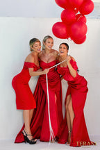 Terani Cocktail Dress 241C2330 - Red