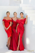 Terani Cocktail Dress 241C2330 - Red