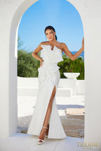 Terani Evenings Dress 241E2411 - Ivory