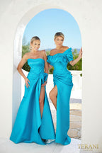 Terani Evenings Dress 241E2413 - Turquoise