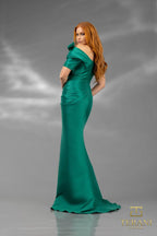 Terani Evenings Dress 241E2413 - Hunter