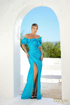 Terani Evenings Dress 241E2413 - Turquoise