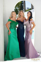 Terani Evenings Dress 241E2490 - Emerald