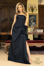 Terani Evenings Dress 241E2525 - Navy