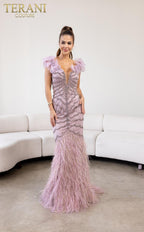 Terani Pageant Dress 241GL2630 - Lilac
