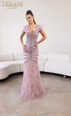 Terani Pageant Dress 241GL2630 - Lilac