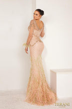 Terani Pageant Collection 241GL2631 - Sage Champagne