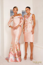 Terani Cocktail Dress 241C2314 - Blush Rose