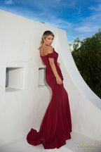 Terani Mother of the Bride Dress 241M2728 - Wine