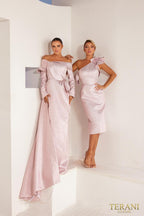 Terani Cocktail Dress 241C2333 - Rose Gold