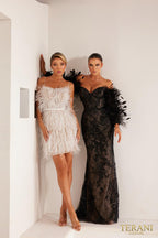 Terani Prom Dress 241P2034 - Ivory Nude