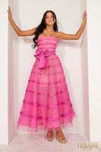 Terani Prom Dress 241P2044 - Fuchsia