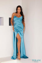 Terani Prom Dress 241P2076 - Slate