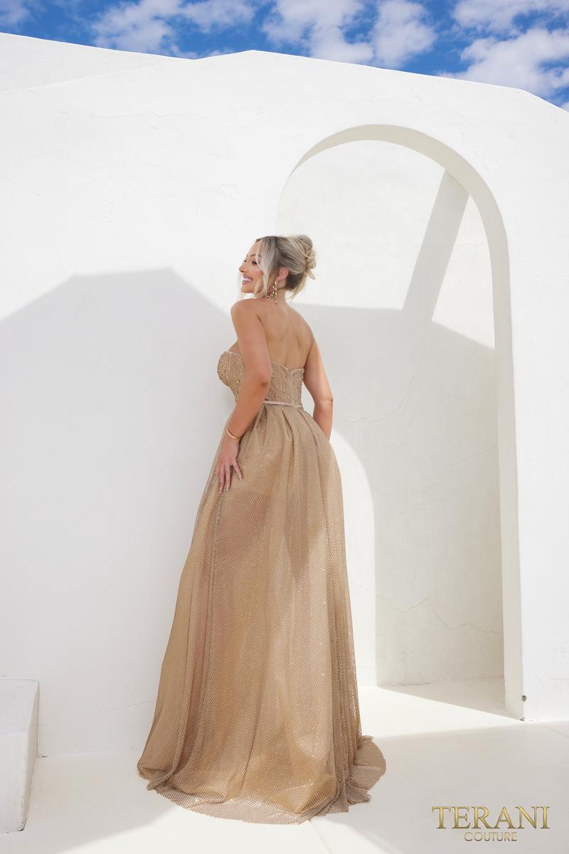 Terani Prom Dress 241P2092 - Nude