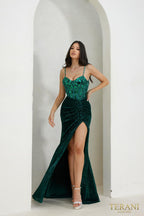 Terani Prom Dress 241P2119 - Emerald