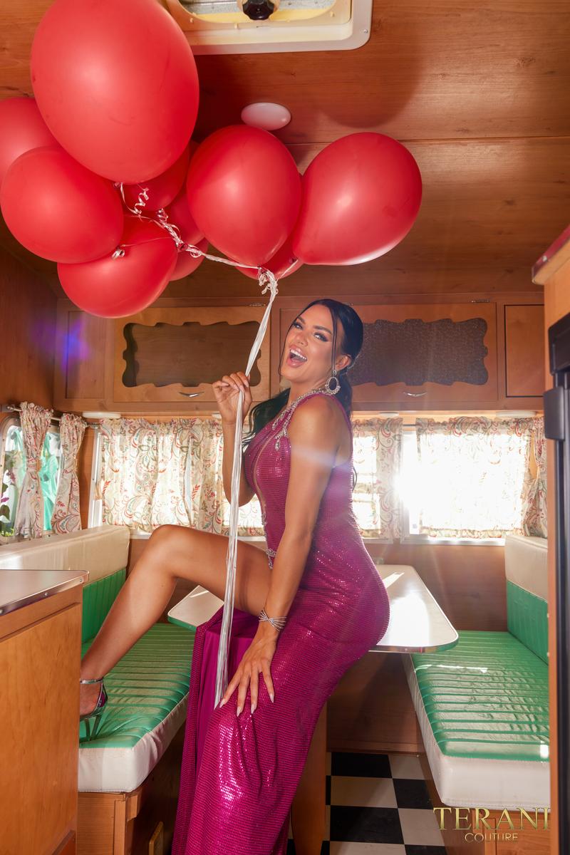 Terani Prom Dress 241P2137 - Fuchsia