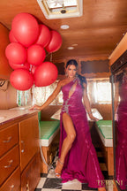 Terani Prom Dress 241P2137 - Fuchsia