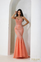 Terani Prom Dress 241P2171 - Orange