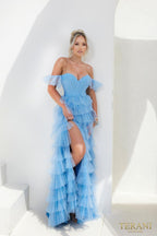 Terani Prom Dress 241P2211 - Denim