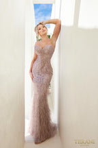 Terani Prom Dress 241P2218 - Mauve