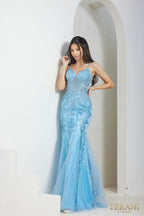 Terani Prom Dress 241P2294 - Blue