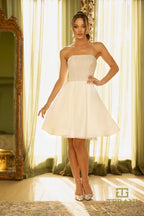 Terani Cocktail Dress 242C3055 - Ivory