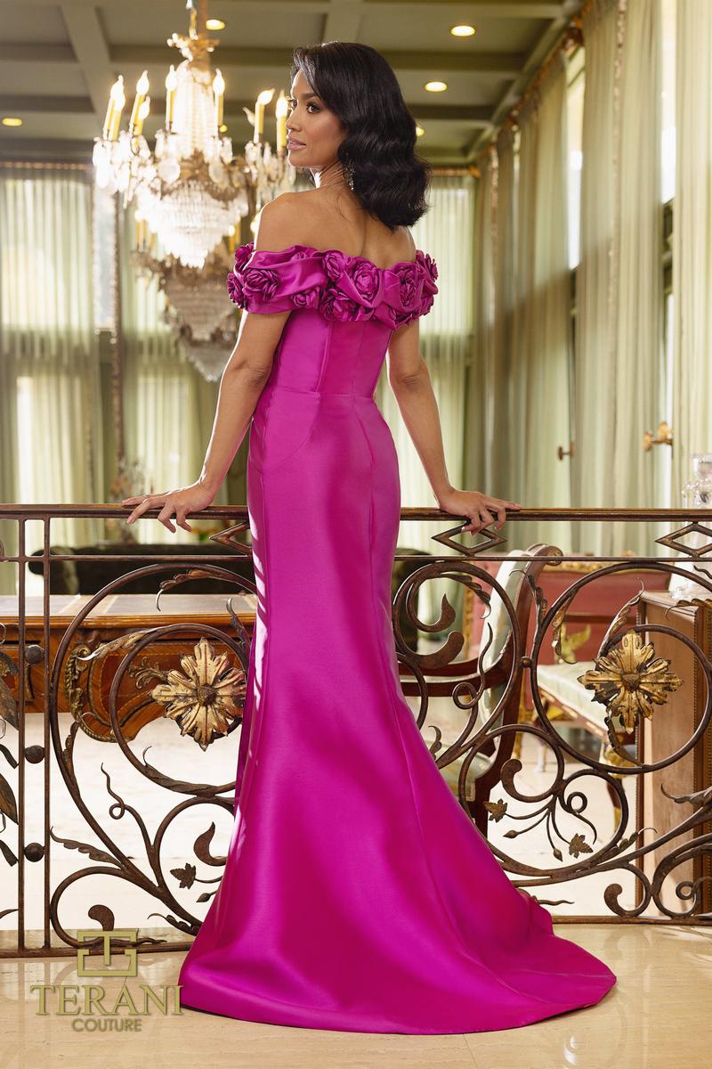 Terani Evenings Dress 242E3102 - Fuchsia