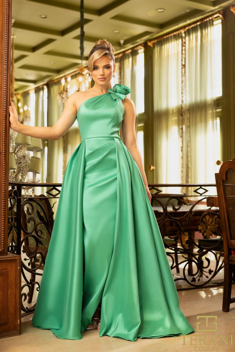Terani Evenings Dress 242E3110 - Emerald