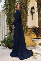 Terani Evenings Dress 242E3133 - Navy