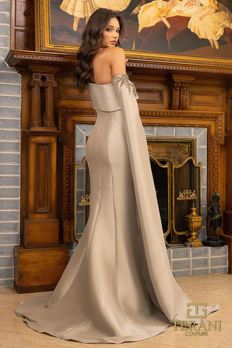 Terani Mother of the Bride Dress 242M3311 - Taupe