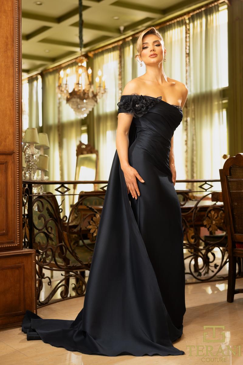 Terani Mother of the Bride Dress 242M3314 - Navy