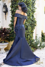 Terani Mother of the Bride Dress 242M3356 - Navy