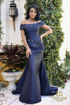 Terani Mother of the Bride Dress 242M3356 - Navy