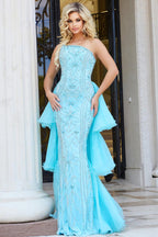 Jovani Signature Collection 24565 - Aqua