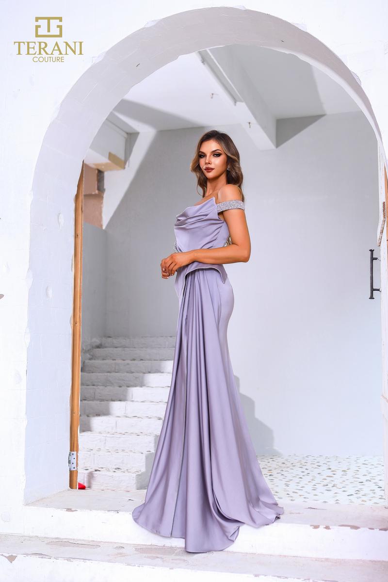 Terani Couture Evening 251E4220 - Lavender