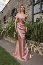 Terani Evenings Dress 251E4231 - Cognac