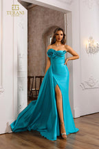 Terani Evenings Dress 251E4251 - Turquoise