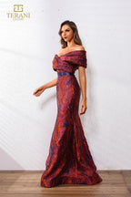 Terani Evenings Dress 251E4253 - Fuchsia