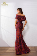 Terani Evenings Dress 251E4253 - Fuchsia