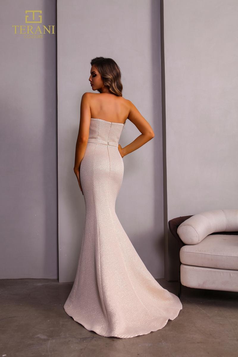 Terani Evenings Dress 251E4276 - Champagne