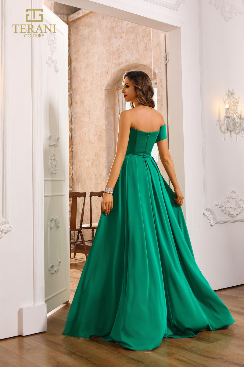 Terani Evenings Dress 251E4283 - Emerald